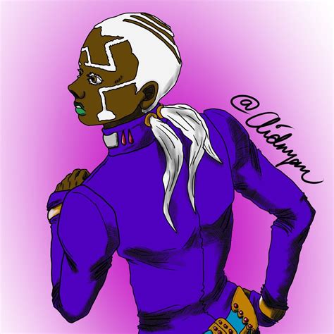 Fanart Full Moon Enrico Pucci Stardustcrusaders