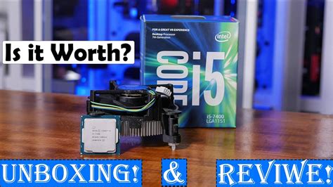 Intel Core I5 7th Generation Processor Unboxing And Review Hindi