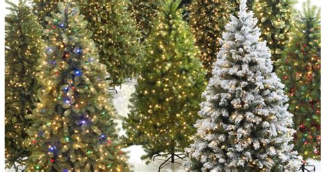 Home Depot 75 Off Artificial Christmas Trees 65 Tree W Led Lights Only 25 Shipped Hip2save
