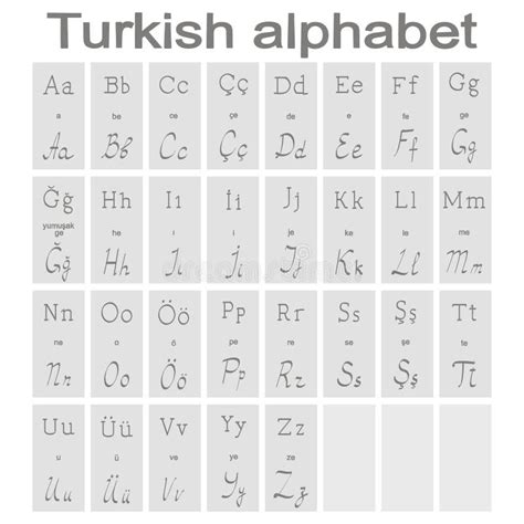 Alphabet Turkish Stock Illustrations 578 Alphabet Turkish Stock