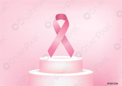 Borstkanker Bewustzijn Roze Lint Stock Vector 1551228 Crushpixel