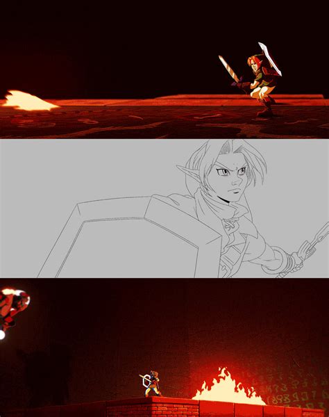 Wip Link Vs Twinrova Animation Zelda Oot By Mikemanimation On