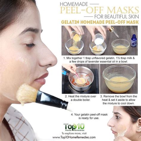 Homemade Peel Off Masks For Glowing Spotless Skin Glowing Skin Mask