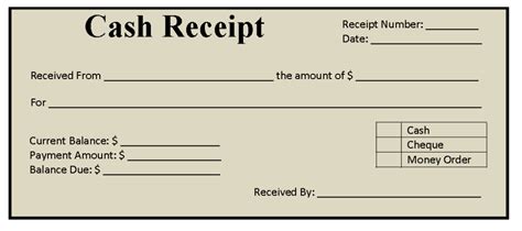 Free Cash Receipt Templates In Ms Word Templates