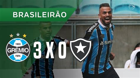 Gr Mio X Botafogo Gols Brasileir O Youtube