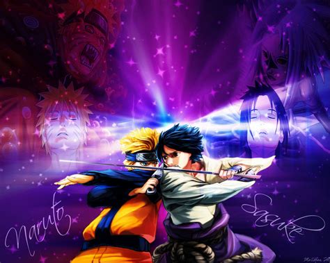 Purple Anime Wallpaper Naruto Sasuke Naruto Narutouzumaki