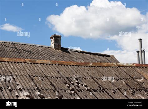 Old Roof Stock Photo Alamy