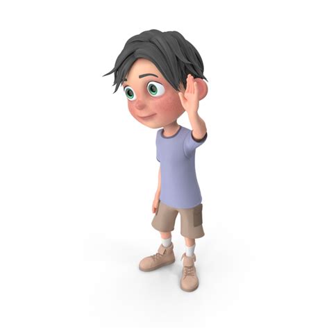 Cartoon Boy Jack Waving Hand Png Images And Psds For Download