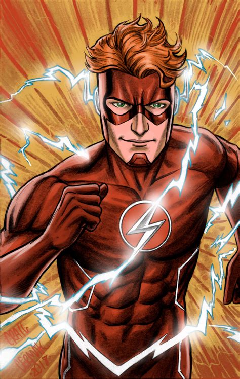 Wally West The Flash Colors By Craigcermak On Deviantart