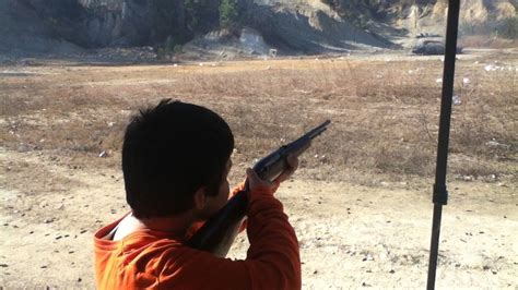 My Kids Shooting at the Machine Gun Shoot - YouTube