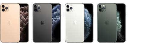 Available in space gray, silver, midnight green and gold beautiful colored finishes; iPhone 11 Pro Max - Technical Specifications