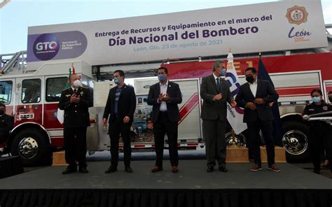 Entregan Equipo Con Valor De Más De 208 Mdp A Bomberos De Guanajuato