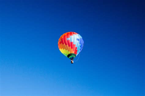 3776x2517 Hot Air Balloon Sky Man Blue Public Domain Images