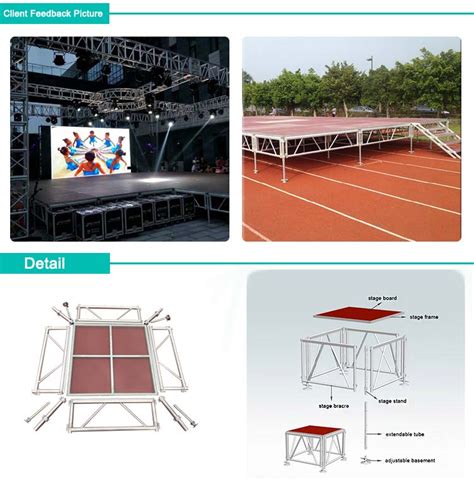 New Style Portable Retractable Stage Liansheng Aluminum Industry