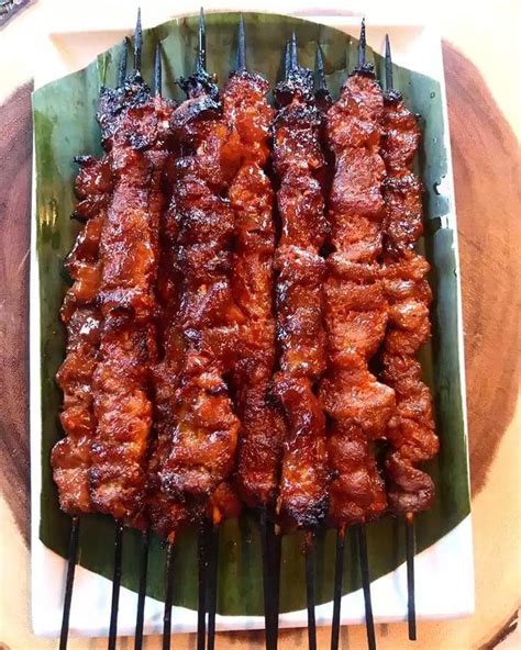 Pork Inasal Filipino Pork Barbecue On A Stick Pork Liempo Recipe Barbeque Recipes Pork Dishes
