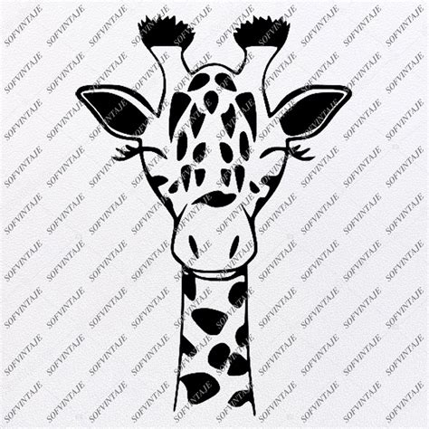 Giraffe Svg File Giraffe Original Svg Design Animals Svg