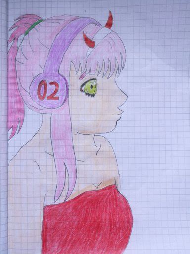 I Drew Zero Two With Headphones Darling In The Franxx Official Amino