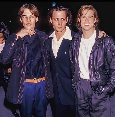 𝓑𝓮𝓼𝓽 𝓞𝓯 𝓥𝓲𝓷𝓽𝓪𝓰𝓮 𝓢𝓽𝔂𝓵𝓮 On Instagram “leonardo Di Caprio Johnny Depp And Brad Pitt 1996
