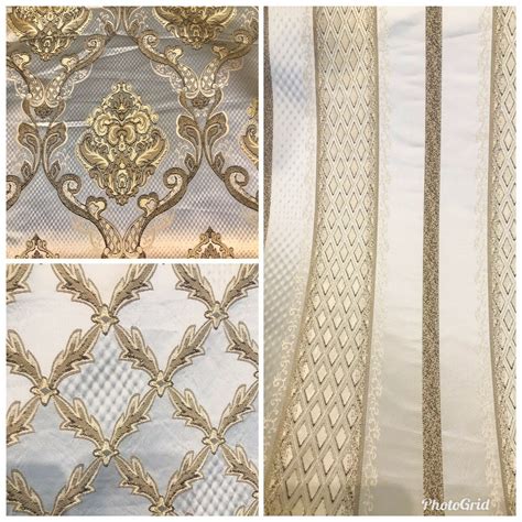 The Most Beautiful Ivory White Brocade Satin Fabric In An Old World