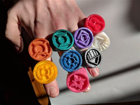 3d Printed Red Lantern Corps Ring Of Rage Etsy