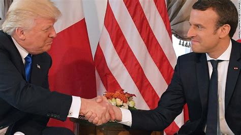 Macron Explains His Tense Handshake With Trump Cnnpolitics