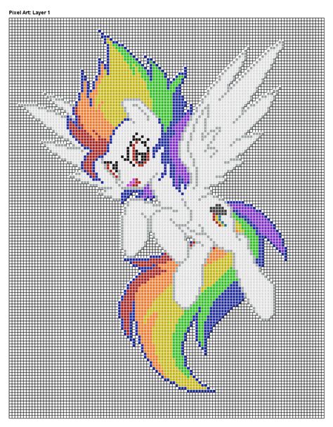 Super Rainbow Dash Pixel Art Design For Mc By Xxchippy13xx On Deviantart