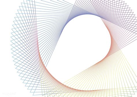 Abstract Circular Geometric Element Vector Free Image By