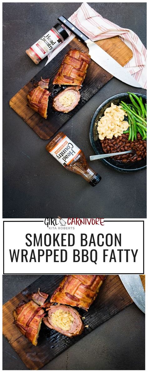 We've tried all sorts of combinations including a cheese, onion, and jalapeno mixture, a mushroom, onion, butter, and fresh herb mixture, or even a simple box of cooked shells & cheese. Smoked Bacon Wrapped BBQ Fatty Recipe | GirlCarnivore.com ...