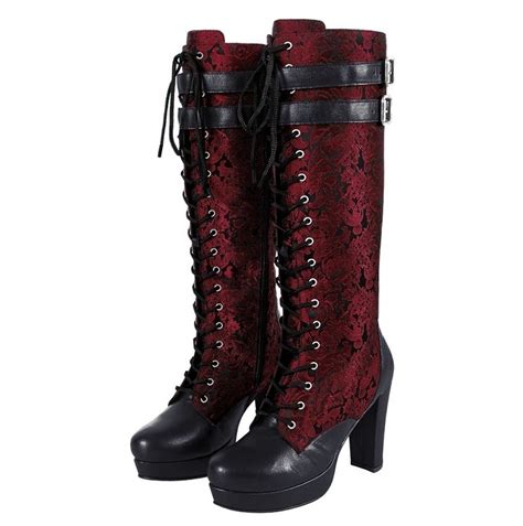 Gothic Boots Goth Fashion Gothic Boots Steampunk Shoes Boots