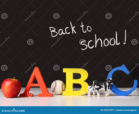 Back To School Concept With Abc Letters Stock Image Image Of