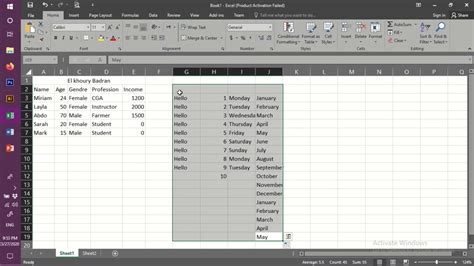 Introduction To Microsoft Excel Part 1 Youtube