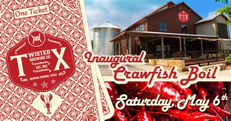Inaugural Crawfish Boil At Twisted X Brewery 365 Things Austin