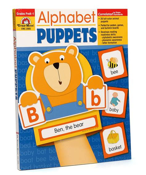Take A Look At This Alphabet Puppets Prek 1 Workbook Today Phonics