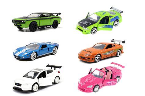 Jada Fast And Furious Diecast Wave 19 Item 24037w19 Set Of Six 1 32 Scale Diecast Cars
