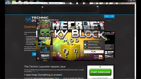 Minecraft How To Get Mods On Technic Launcher YouTube