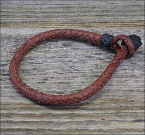 The Herringbone Braid Kangaroo Leather Bracelet Etsy