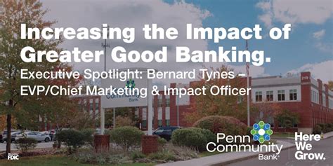 Increasing The Impact Of Greater Good Banking Penn Community Bank