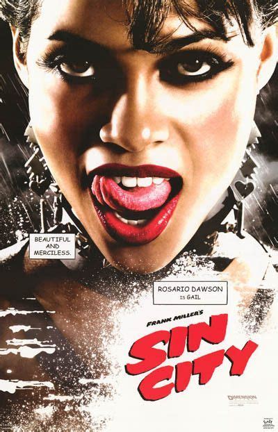 Sin City Gail Rosario Dawson Frank Miller Movie Poster 22x35 Reservoir