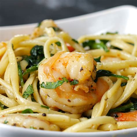 One-Pot Lemon Garlic Shrimp Pasta Recipe by Tasty | Dee | Copy Me That