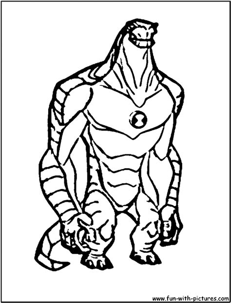 Ben 10 Alien Force Coloring Pages Coloring Home
