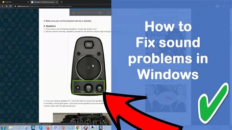 How To Fix Sound Issues On Windows 10 Benisnous
