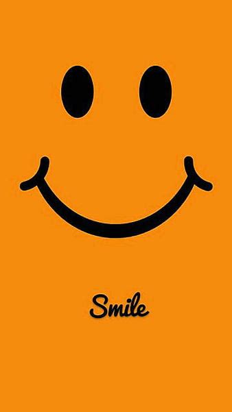 Happy Smile Black Yellow Hd Phone Wallpaper Peakpx