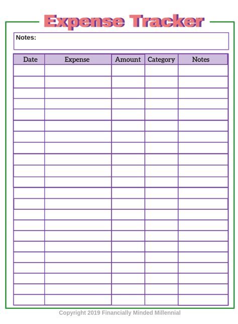 That's why we've developed a program that will make it easy for you to track your income and expenses on the go. Simple Free Printable Expense Tracker to Add to Your ...