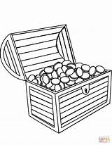 Coloring Treasure Chest Printable Dot Drawing sketch template