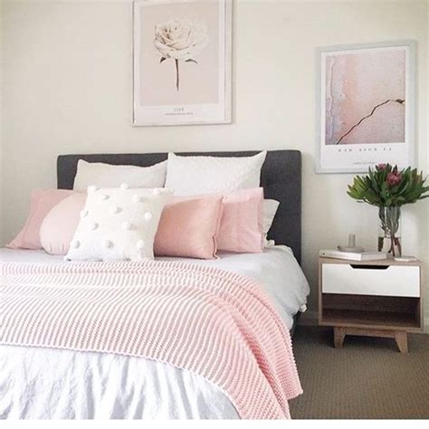 It's time to purge…especially since this bedroom is small, it looks junky really fast! Blush Pink Bedroom Ideas - Dusty Rose Bedroom Decor and ...