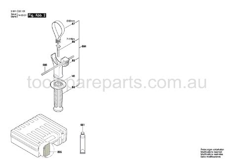 Gbh 4 32 Dfr Spare Parts - Bosch GBH 4-32 DFR 3611C32141 Spare Parts