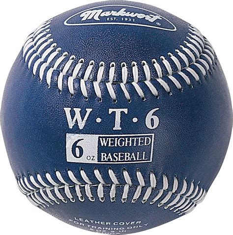 Markwort Weighted 9 Inch Baseballs Leather Cover Individually Boxed