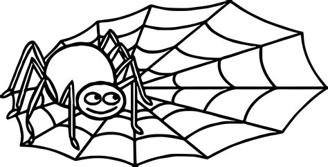 Free printable cute spider coloring pages. Cute Spider Drawing | Free download on ClipArtMag