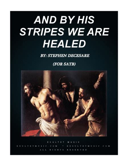 And With His Stripes We Are Healed Free Music Sheet