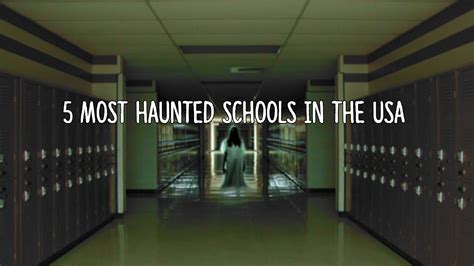 5 Most Haunted Schools in the USA! | Most haunted, Haunted america